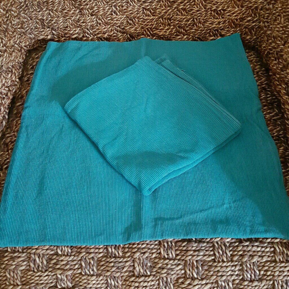 2 Crate & Barrel 20" pillow covers
